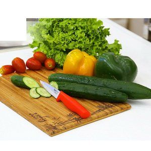 Bamboo Wood Cutting Board Compact Design